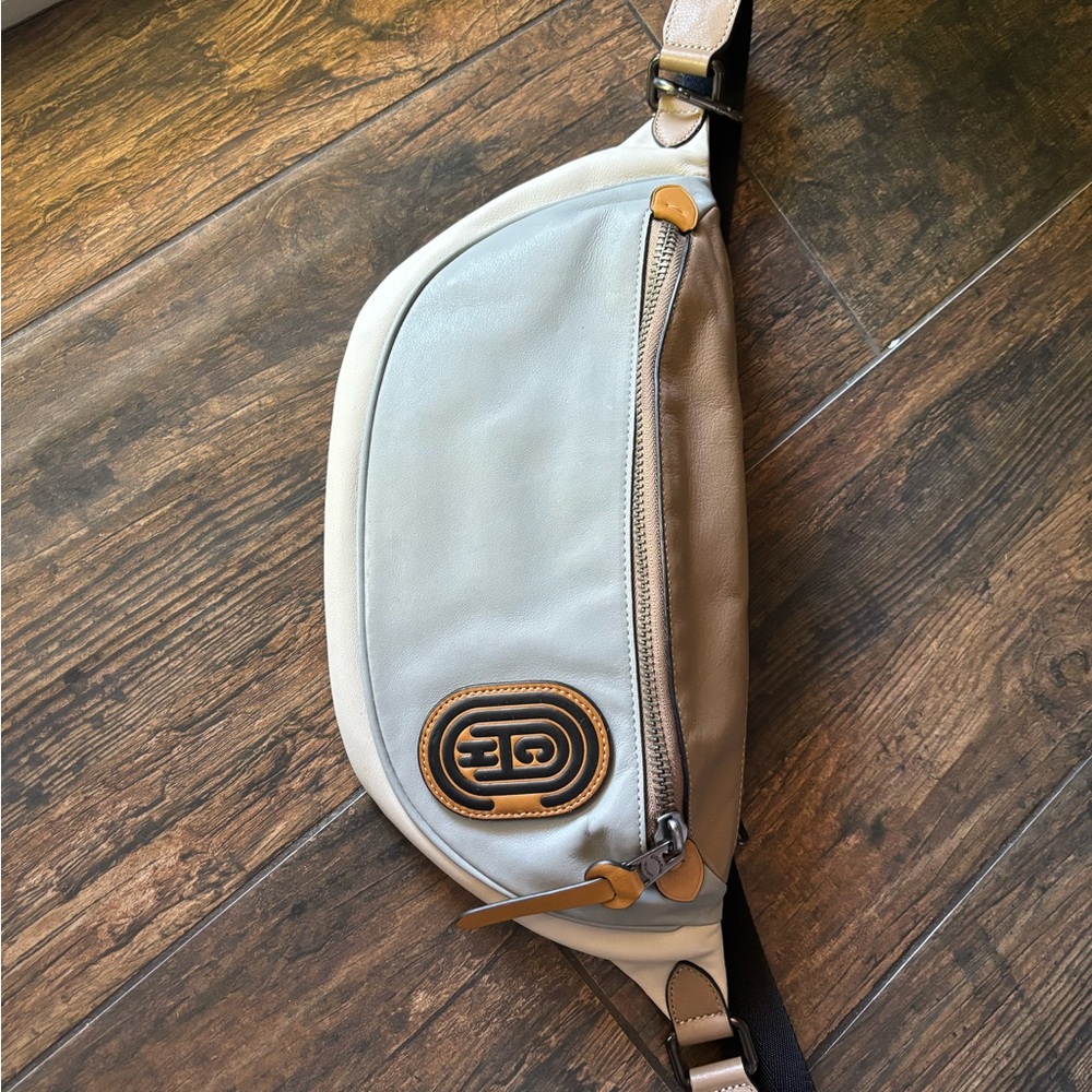 Coach Tan and Gray Belt Bag - Picture 3 of 4